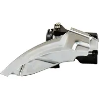 Sunrace Voorderailleur ms20 3x10 dual pull zilver