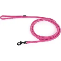 Martin sellier Hondenriem nylon rond roze