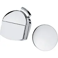 Hansgrohe exafill afbouwdeel e plus badvul-, overloop- en afvoergarnituur, chroom