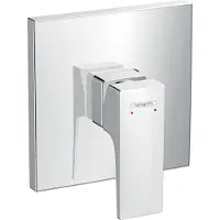 Hansgrohe Metropol ééngreeps douchemengkraan afbouwdeel met rechte greep, chroom