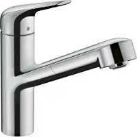 Hansgrohe focus m42 eengreeps keukenmengkraan 150 met uittrekbare uitoop, chroom