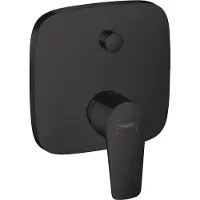 Hansgrohe Talis E badmengkraan afbouwdeel zwart mat