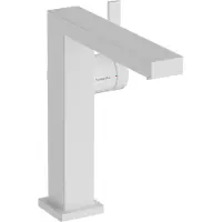 Hansgrohe tecturis e 150 fine coolstart eengreeps wastafelmengkraan met pushopen, mat wit
