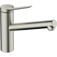 Hansgrohe Zesis M33 ééngreeps keukenmengkraan 150 LowPressure 1jet, rvs look