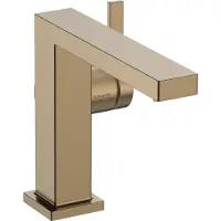 Hansgrohe Tecturis E - Wastafelkraan - Ééngreeps bediening - CoolStart energiebesparend - Met trekwaste - 110mm maat - Brushed Bronze