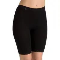 Sloggi Basic+ Dames Short lange pijp - Zwart - Maat 50
