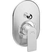 Hansgrohe rebris e eengreeps badmengkraan inbouw, chroom