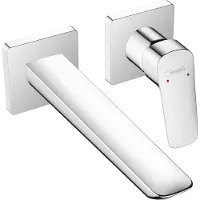 Hansgrohe Logis Fine inbouw wastafelkraan met uitloop 20.5cm chroom