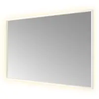 Hotbath &More SQU128 Unframed Sunset spiegel 120x80cm met verlichting, spiegelverwarming, kleurwissel, dimbaar en afstandsbediening mat wit