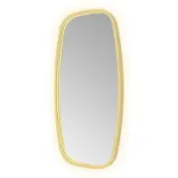 Hotbath &More Contour spiegel deens ovaal 40x80cm geborsteld messing PVD