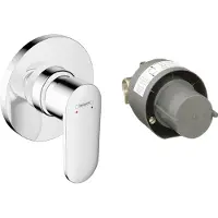Hansgrohe Vernis Blend douchemengkraan complete set inbouw, chroom