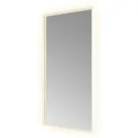Hotbath &More SQU510 Square spiegel 50x100cm met verlichting, spiegelverwarming, kleurwissel, dimbaar en afstandsbediening mat wit