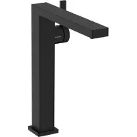 Hansgrohe Tecturis E - Wastafelkraan - Ééngreeps bediening - CoolStart energiebesparend - Met afvoerplug - 240mm maat - Mat Zwart