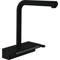 Hansgrohe aquno select m81 eengreeps keukenkraan 250, uittrekbare uitloop, 2jet, sbox, mat zwart