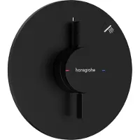 Hansgrohe duoturn s kraan inbouw voor 1 functie, mat zwart