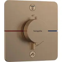 Hansgrohe ShowerSelect Com.Q thermostaat UP, 2 uitgangen, BBR geborsteld brons, artikelnummer 15583140