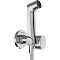 Hansgrohe bidethanddouche 1jet ecosmart voor warm water met douchehouder en doucheslang 125 cm, chroom
