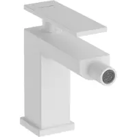 Hansgrohe Tecturis E ééngreeps bidetkraan met PopUp trekwaste, mat wit