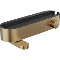 Hansgrohe Showertablet select bad - thermostaat - 400 - opbouw - geborsteld brons 24340140