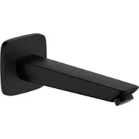 Hansgrohe Logis - Baduitloop, mat zwart 71410670