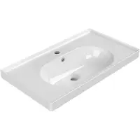 Sapho Wastafel keramisch brand 80x45 cm