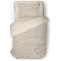 Eleganzzz Dekbedovertrek Micropercal Serenity Flow - sandy beige 140x200/220cm
