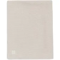 Jollein Baby Deken Ledikant - 100x150cm - Basic Knit - Oatmeal/Velvet