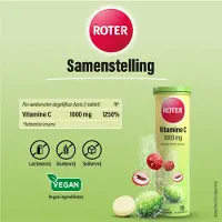 Roter Vitamine C 1000 mg Lime- Lychee - 3 x 15 bruistabletten - Voordeelverpakking