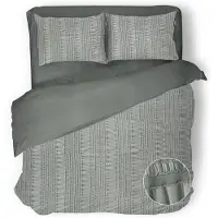 Eleganzzz Dekbedovertrek Micropercal Pure Stitches - soft green 240x200/220cm