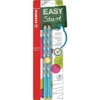 Stabilo EASYgraph Handschriftpotlood Linkshandig - Blauw Verpakking van 2