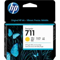 HP 711 (CZ132A) Inktcartridge Geel