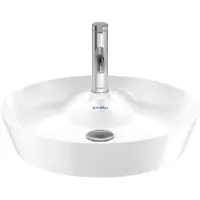 Duravit Cape Cod waskom rond met 1 kraangat zonder overloop Ø48cm wit