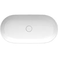 Duravit Luv opzetwastafel 80 x 40cm zonder kraangat wit