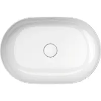 Duravit Luv opzetwastafel 60 x 40cm zonder kraangat wit