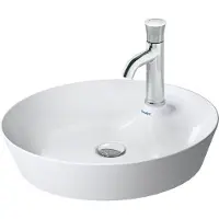 Duravit Cape Cod waskom rond met 1 kraangat zonder overloop Ø48cm wit