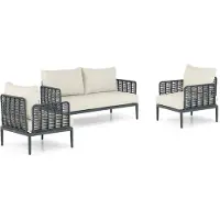 Coco Ibiza stoel-bank loungeset 3-delig