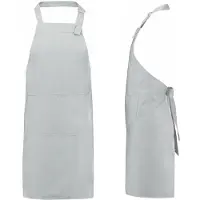 Benza Schort Keukenschort - Lichtgrijs - 75 x 85 cm - 10 stuks