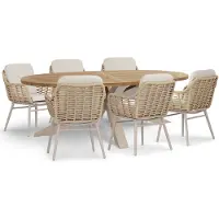 Coco Antoni/Brookline 240 cm dining tuinset 7-delig