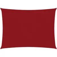 vidaXL Zonnescherm rechthoekig 3x5 m oxford stof rood
