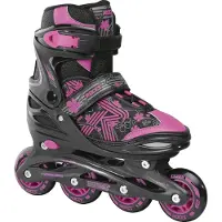 Roces Rolschaatsen - Jokey 3.0 - Zwart/Roze - Skeelers - - 34/37 - Rolschaatsen
