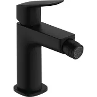 Hansgrohe Logis Fine ééngreeps bidetmengkraan 110 met PopUp trekwaste, mat zwart