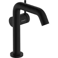 Hansgrohe tecturis s eengreeps wastafelkraan 150 fine coolstart zonder waste, mat zwart