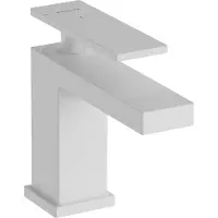 Hansgrohe Tecturis E 80 CoolStart ééngreeps wastafelmengkraan met PopUp trekwaste, mat wit