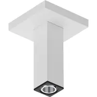 Hansgrohe plafondaansluiting e 10 cm, mat wit
