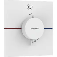 Hansgrohe showerselect comfort e thermostaat inbouw voor 1 functie, mat wit
