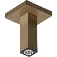 Hansgrohe plafondaansluiting e 10 cm, brushed bronze