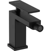 Hansgrohe tecturis e eengreeps bidetkraan met popup trekwaste, mat zwart
