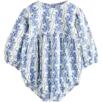 Next Rompertje/body 'Cath Kidston' blauw / zwart / wit