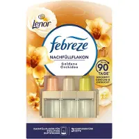 Febreze 3Volution Navulling - Met de geur van Lenor - Gouden Orchidee - 20 ml - Navulverpakking - 3 afwisselende geuren - Gaat tot 90 Dagen mee
