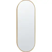 Beliani AZEVILLE - Wandspiegel - Goud - IJzer